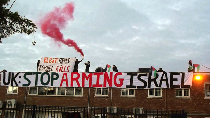 Business as usual: UK arms factories 'profit' from Palestinian bloodshed