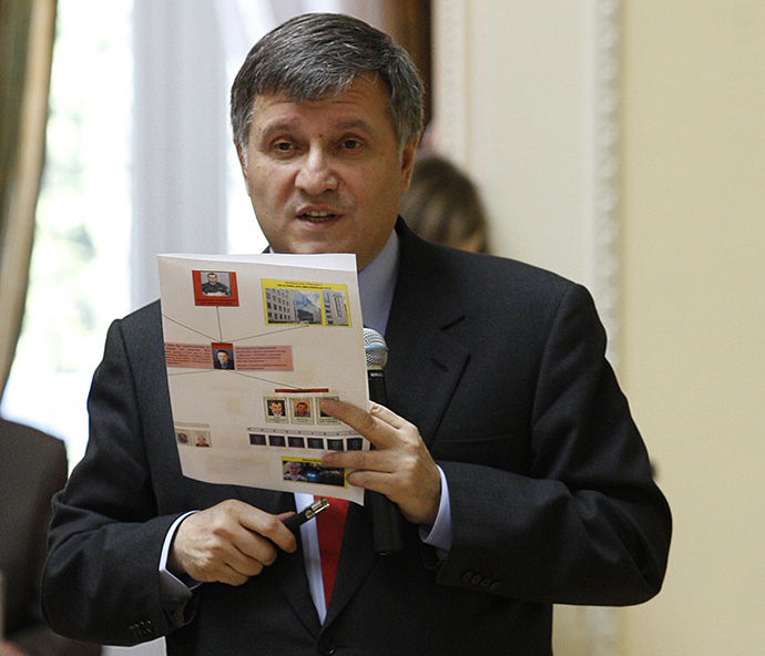 Interior Minister Arsen Avakov (RIA Novosti / Grigory Vasilenko)