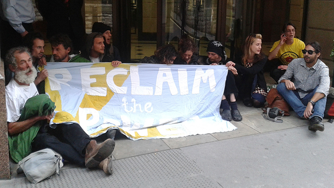 Activists occupy UK govt building over heavily-redacted fracking report