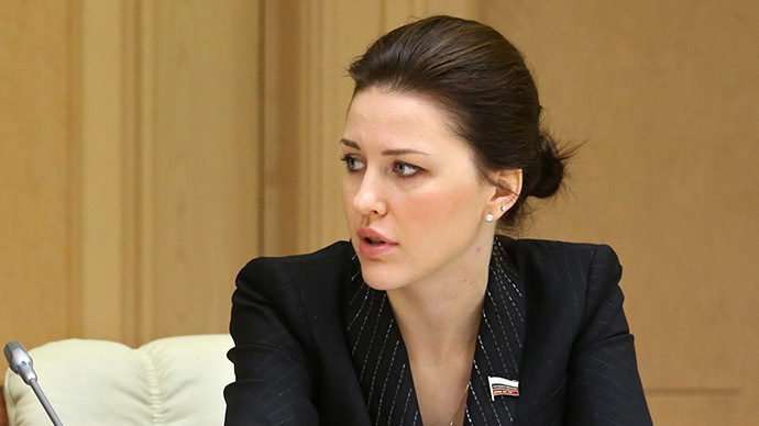Alyona Arshinova, deputy head of the State Duma Committee on Education (RIA Novosti / Ekaterina Shtukina)