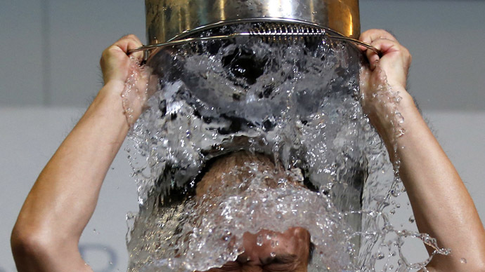 Firefighters shocked during Ice Bucket Challenge as US officials, Catholics warn against trend