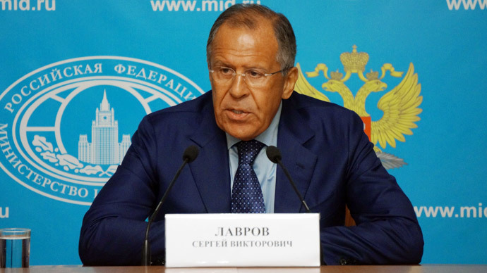 Russian Foreign Minister Sergei Lavrov.(RIA Novosti)
