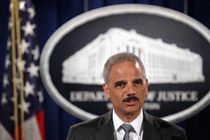 Attorney General Eric Holder.(AFP Photo / Alex Wong)