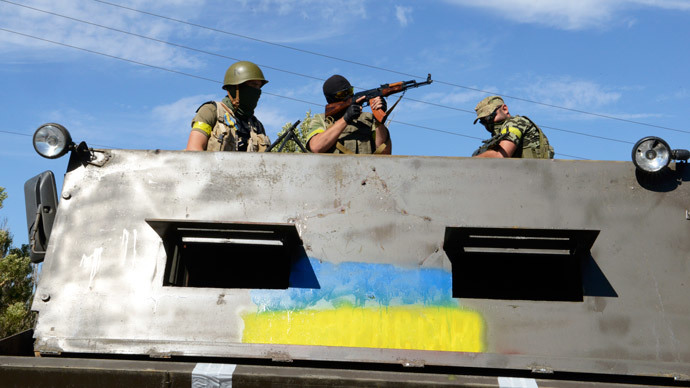 Kiev loses control of Novoazovsk, rebel troops advance in southeast Ukraine