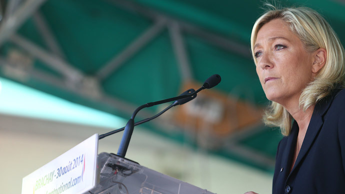Head of the far-right party Front National Marine Le Pen.(AFP Photo / Francois Nascimbeni)