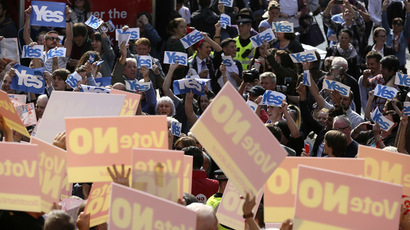 Power play: UK leaders pledge further devolution if Scots vote ‘No’