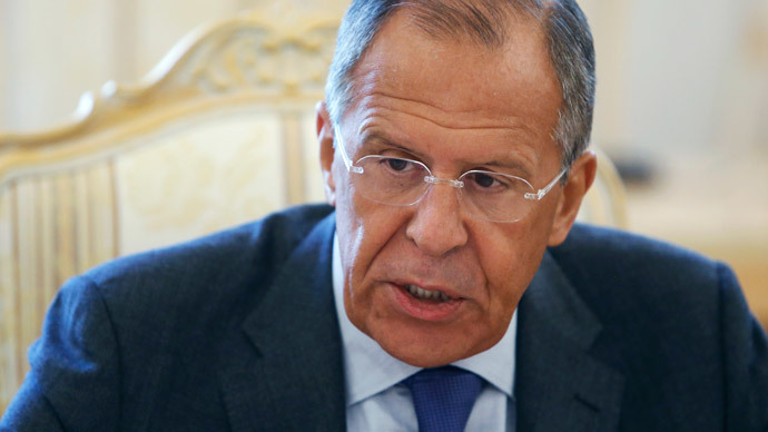 Russia's Foreign Minister Sergei Lavrov.(Reuters / Sergei Karpukhin)