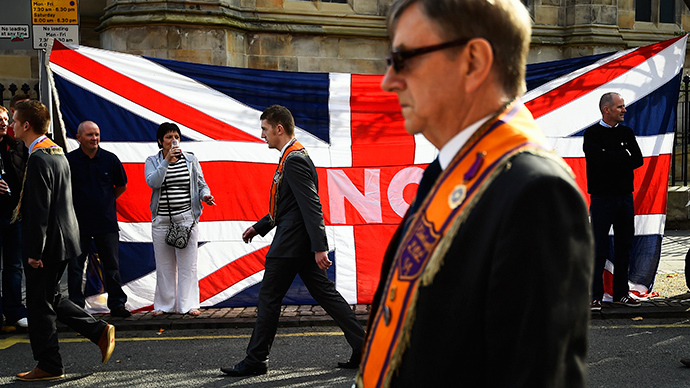 ‘Proud to be British’: 15,000 ‘No’ campaigners rally for union through Edinburgh
