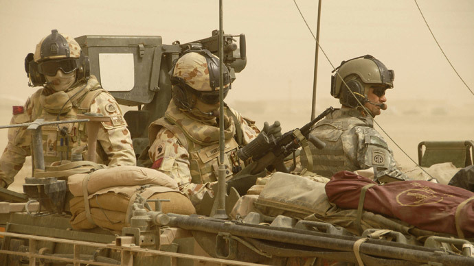 Australian military in Iraq, 2008. (AFP Photo / Michael Davis )