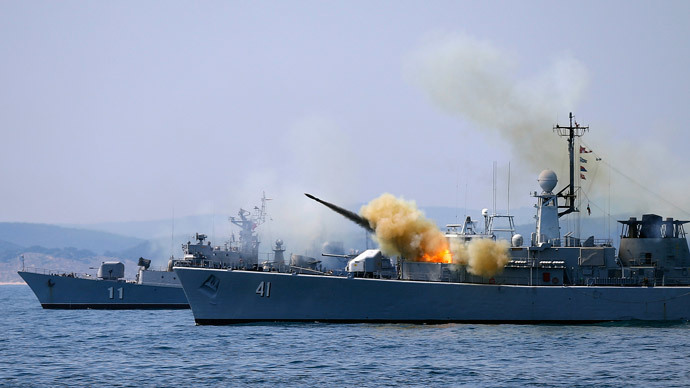 Bulgarian navy frigate "Drazki".(Reuters / Stoyan Nenov )