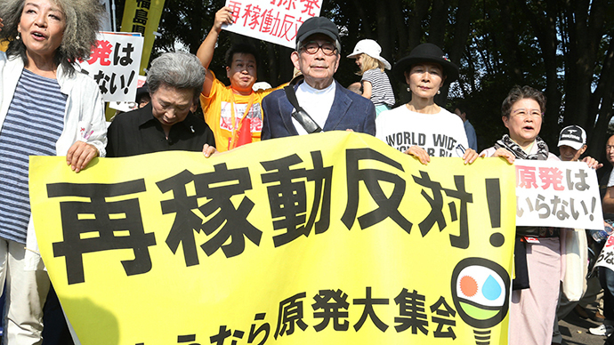 ‘What’s your anti-disaster plan?’ Thousands protest Japanese nuclear revival