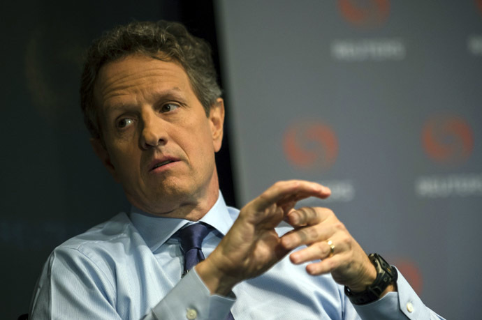 Former US Treasury Department Secretary Timothy Geithner (Reuters/Keith Bedford)