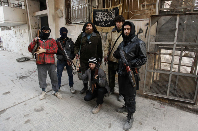Members of Islamist Syrian rebel group Jabhat al-Nusra. (Reuters)