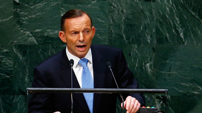 Tony Abbott, Prime Minister of Australia. (Reuters/Lucas Jackson)
