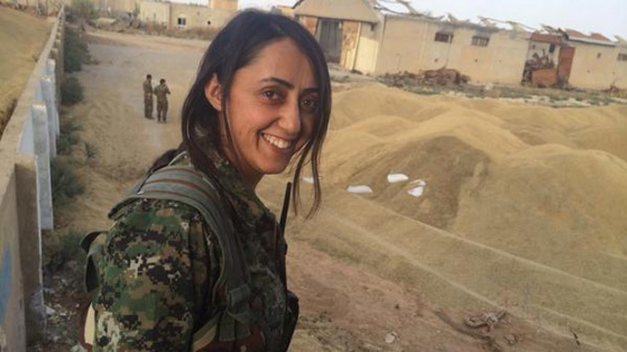 ‘Sisters in arms’: Kurdish women fighters ready ‘to send ISIS to hell’ (VIDEO)