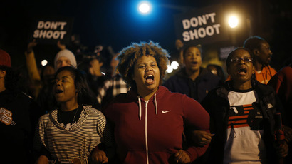 ‘Justice for everyone!’ Thousands stand up against police brutality in Ferguson, St. Louis
