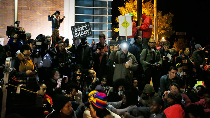 ‘Justice for everyone!’ Thousands stand up against police brutality in Ferguson, St. Louis