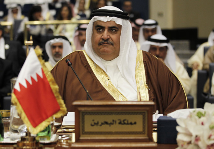 Bahraini Foreign Minister Sheikh Khalid bin Ahmed al Khalifa. (Reuters/Hamad I Mohammed)