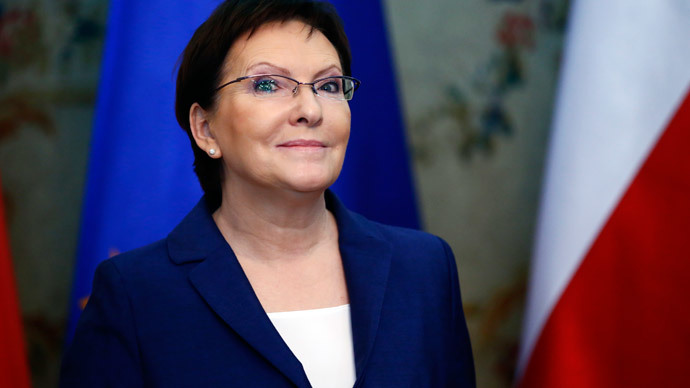 Polish Prime Minsiter Ewa Kopacz.(Reuters / Kacper Pempel)