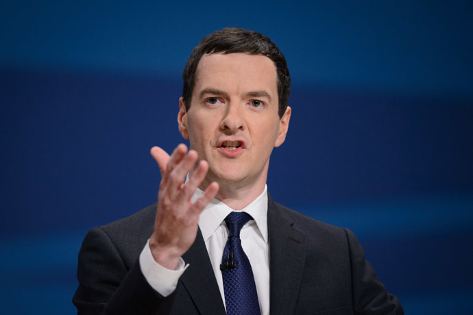 Britain's Chancellor of the Exchequor, George Osborne. (AFP Photo)