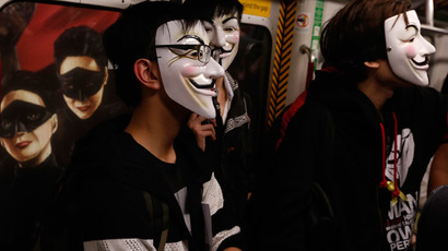10 arrested as London Million Mask March turns tense