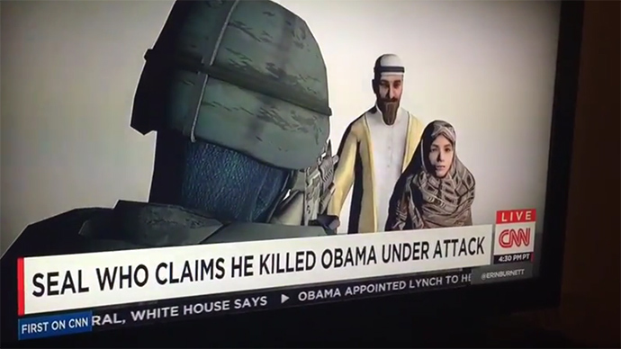 Oops, Mr President! CNN typo 'Navy SEAL killed Obama' has Twitter in stitches (VIDEO)