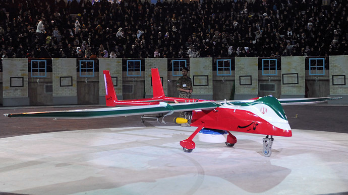 Iranian made drone "Epic" (AFP Photo / ISNA News)