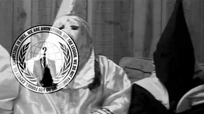 ‘We will hunt you down’: KKK threatens to shoot Anonymous ‘n***** lovers’