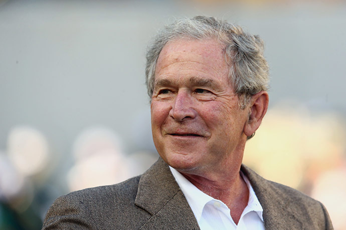 Former U.S. President George W. Bush (AFP Photo/Ronald Martinez)