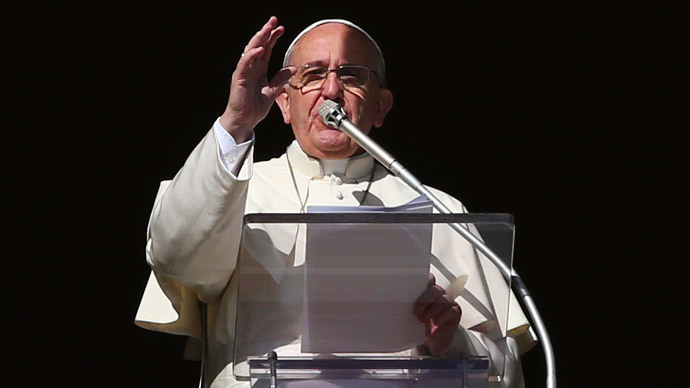 Pope Francis warns human greed will 'destroy world'