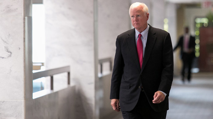 Ranking member of the Senate Intelligence Committee Sen. Saxby Chambliss (Drew Angerer / Getty Images / AFP)