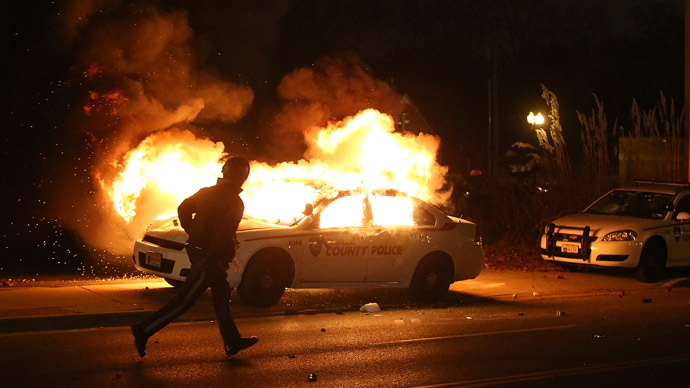 No indictment: Clashes, arson after grand jury verdict for Ferguson cop