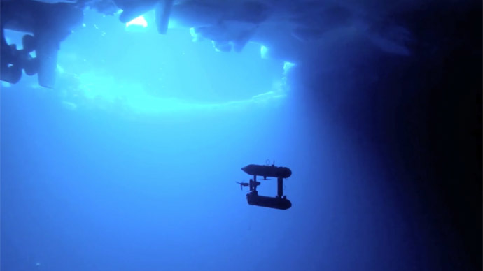 Antarctic ice thicker than thought, drone submarine finds