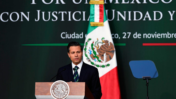 ‘Mexico has to change’: Pena Nieto pledges reform after 43 students ‘massacred’