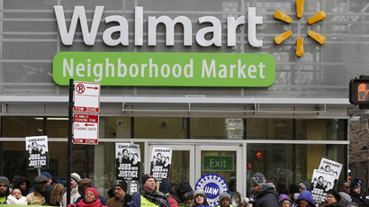 Walmart employees rally across US for living wage (VIDEO)