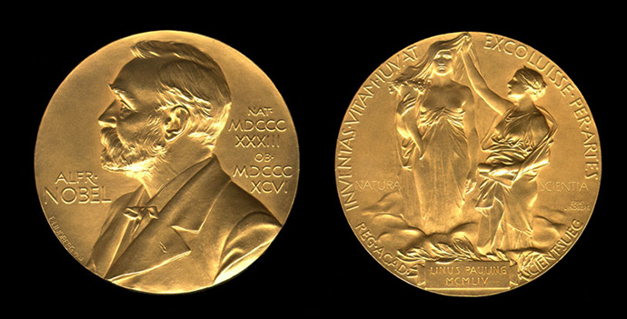 Nobel Prize medal (Image from wikipedia.org)