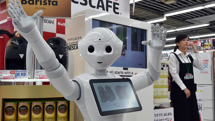 Always Be Chatty: Japanese robot Pepper will sell you a coffee machine… with a smile
