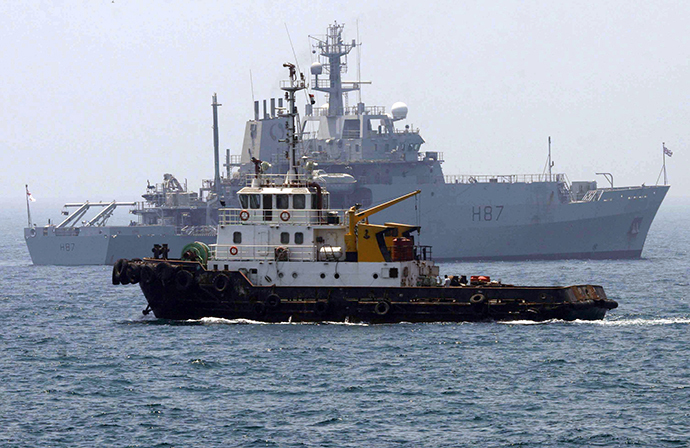 The Echo, the Britain Royal Navy ship (Reuters / Thaier Al-Sudani)