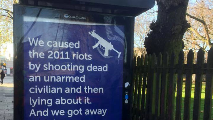 Counter-propaganda! Anti-police posters skewer London Met ‘racism’
