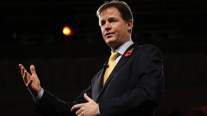 British Deputy Prime Minister Nick Clegg (AFP Photo)