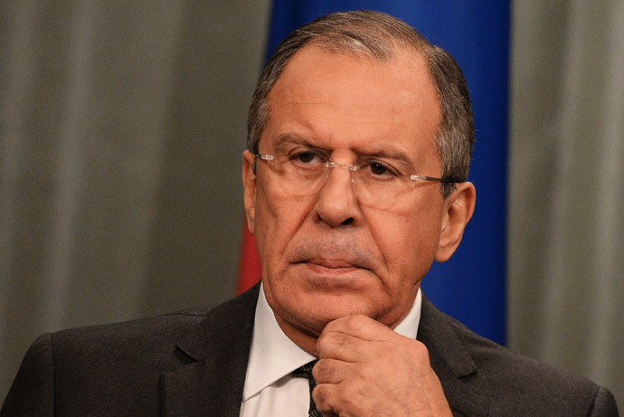 Russian Minister of Foreign Affairs Sergey Lavrov. (RIA Novosti/Alexey Filippov)