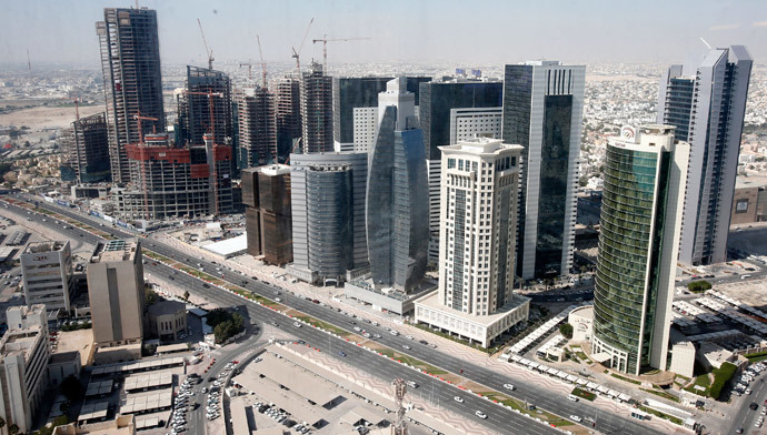 A general view of Doha city. (Reuters / Fadi Al-Assaad)