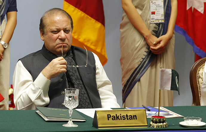Pakistan's Prime Minister Nawaz Sharif (AFP Photo)