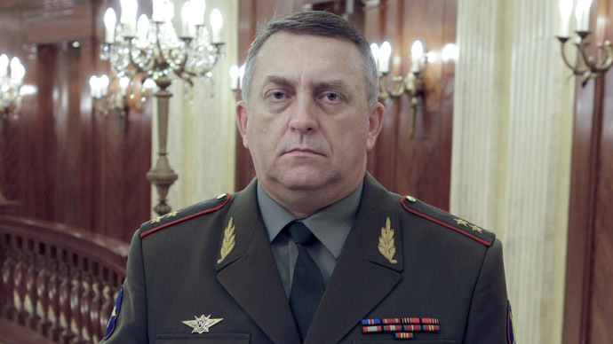 Chief of Russia's Strategic Missile Force (RVSN), Lieutenant General Sergey Karakayev. (RIA Novosti/Vladimir Rodionov)