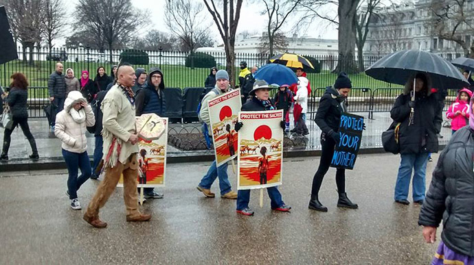 Image from Facebook (No to KXL rally)