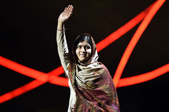 Nobel Peace Prize laureate Malala Yousafzai. (AFP Photo/Odd Andersen)