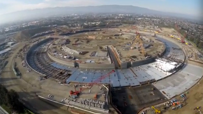 ​4k drone video reveals Apple’s huge 'spaceship' HQ
