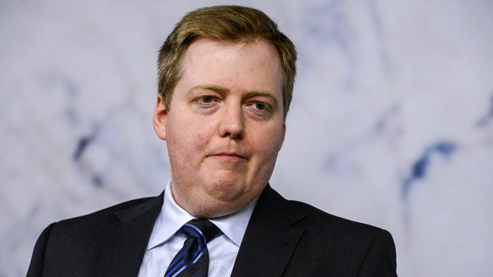 Iceland's Prime Minister Sigmundur Davio Gunnlaugsson (AFP/SCANPIX)