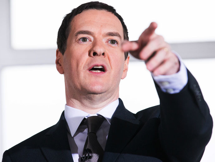 British Chancellor of the Exchequer George Osborne (AFP Photo/Andrew Cowie)