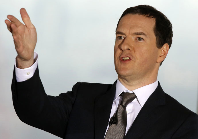 Britain's Chancellor of the Exchequer George Osborne (Reuters/Luke MacGregor)